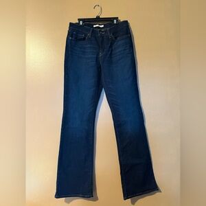 Levi's Women's Classic Bootcut Jeans, Cobalt SIZE 6 Mid Rise Marine MP $ 69.50